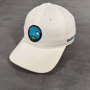 Pukka GolfDC Academy Hat‎ Mens White Adjustable Golf Baseball Cap Embroidered